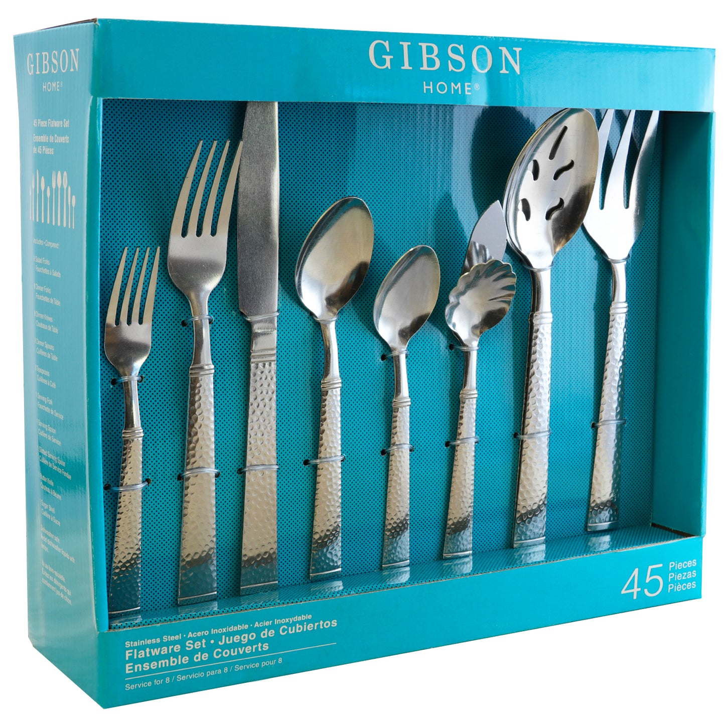 Gibson Home Gibson Home Prato 45 Piece Flatware Set