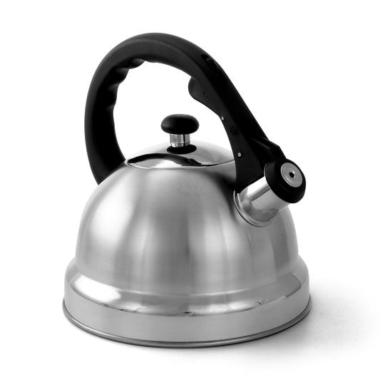 Mr Coffee Mr. Coffee Claredale 2.2 Quart Brushed Stainless Steel Whistling Tea Kettle with Nylon Handle
