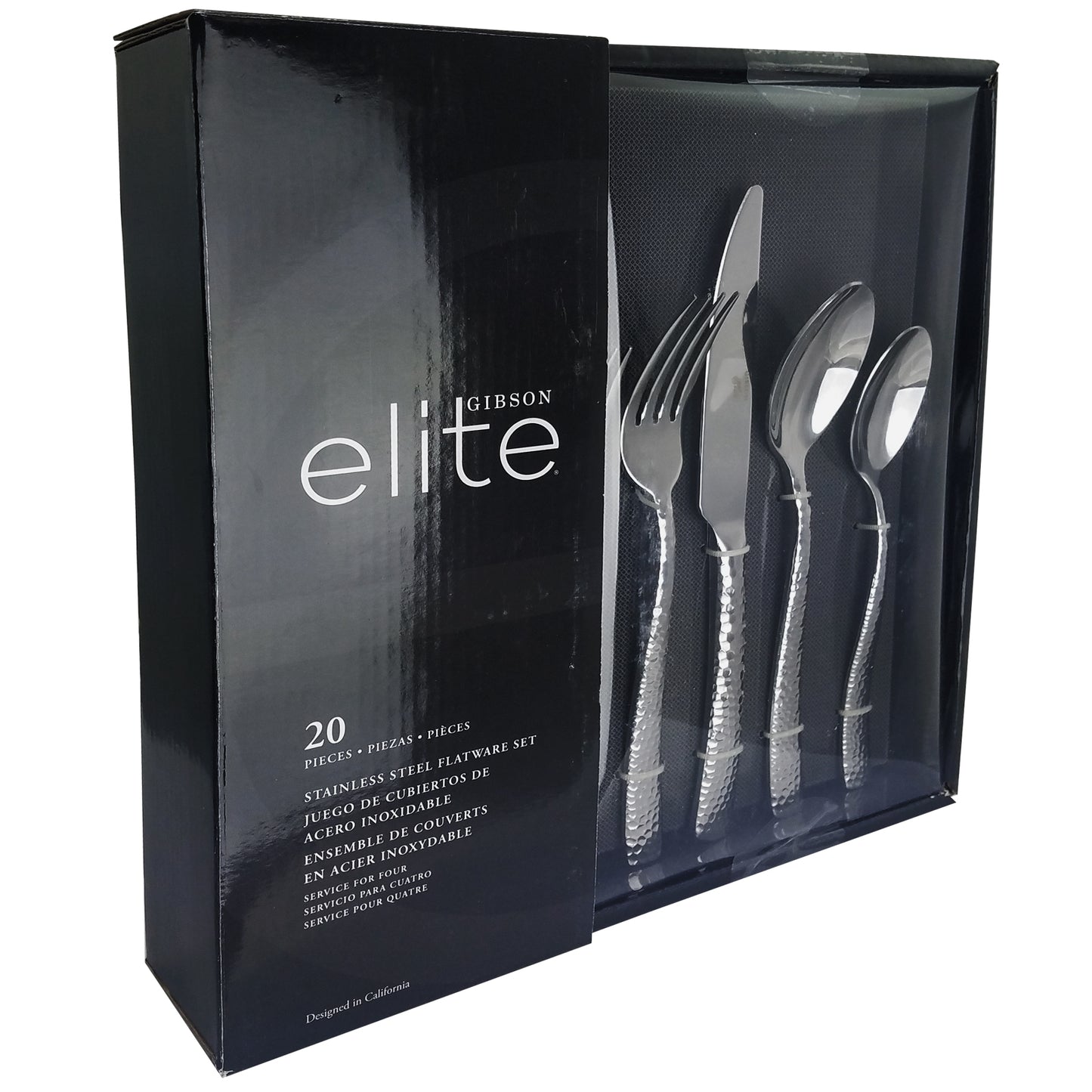 GIBSON ELITE Gibson Elite Ambassador 20 Piece Stainless Steel Flatware Set