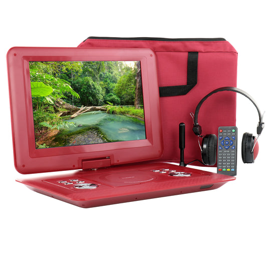 TREXONIC Trexonic 14.1 Inch Portable DVD Player with Swivel TFT-LCD Screen and USB,SD,AV,HDMI Inputs