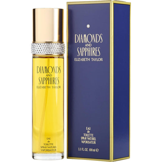 DIAMONDS & SAPPHIRES by Elizabeth Taylor (WOMEN) - EDT SPRAY 3.3 OZ