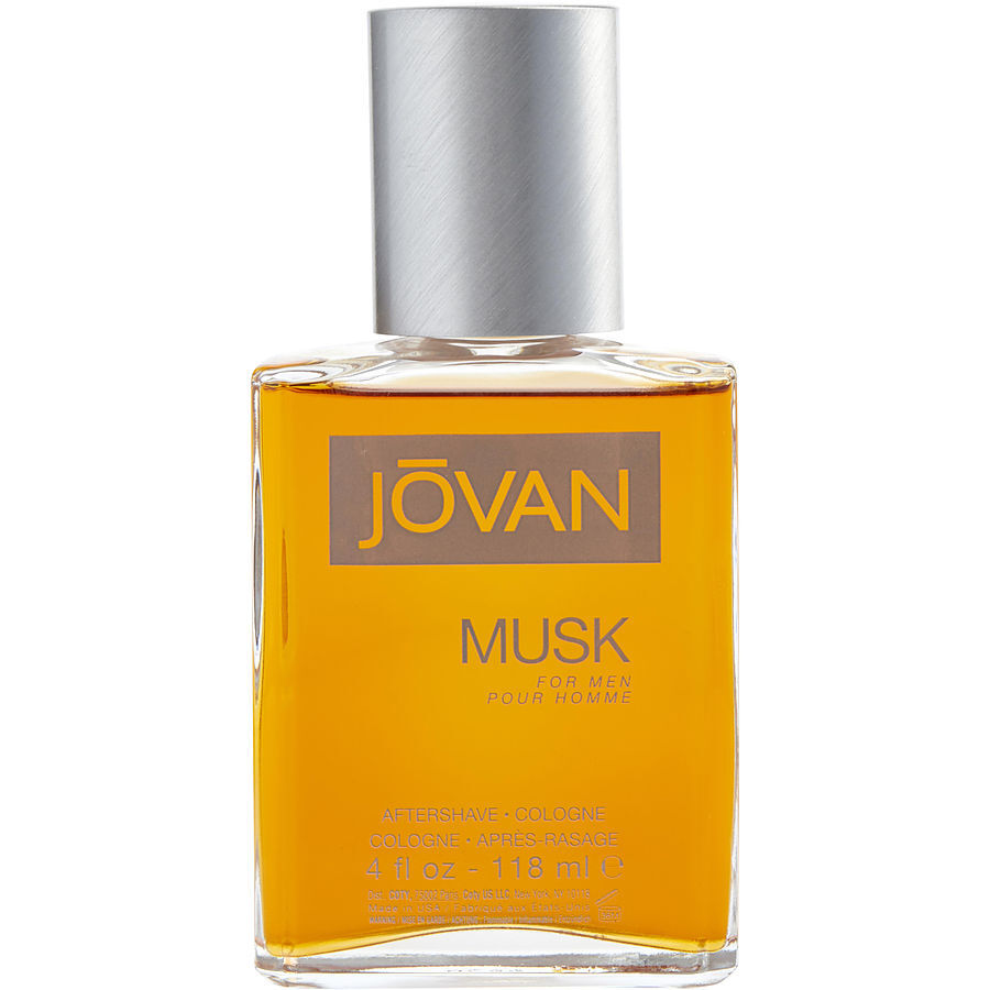 JOVAN MUSK by Jovan (MEN) - AFTERSHAVE COLOGNE 4 OZ