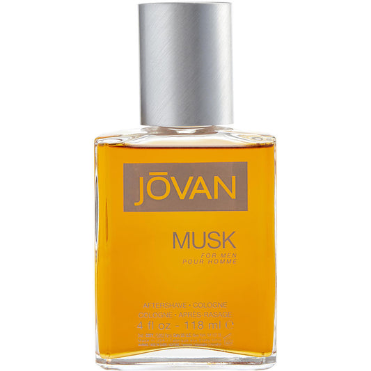 JOVAN MUSK by Jovan (MEN) - AFTERSHAVE COLOGNE 4 OZ