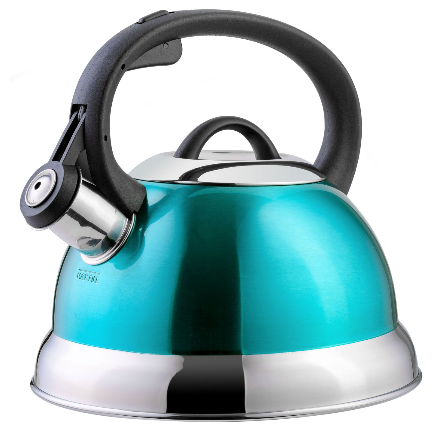 Mr. Coffee Mr. Coffee Flintshire 1.75 Quart Whistling Stovetop Tea Kettle in Turquoise