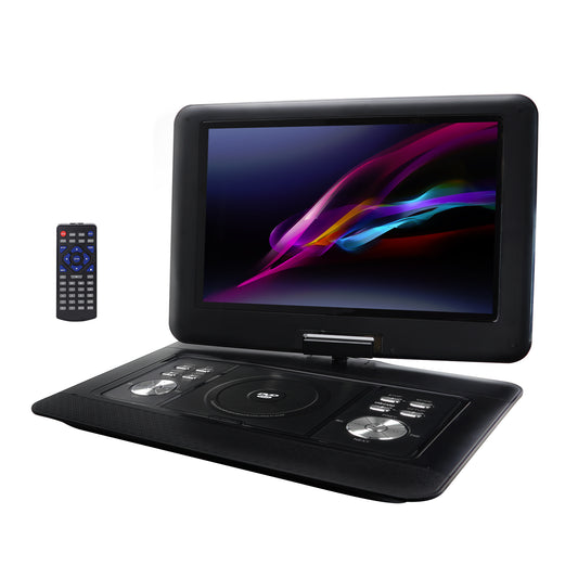 TREXONIC Trexonic 14.1" Portable DVD Player with TFT-LCD Screen and USB/SD/AV Inputs