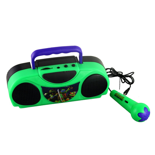NICKELODEON Teenage Mutant Ninja Turtles Portable Radio Karaoke Kit With Microphone