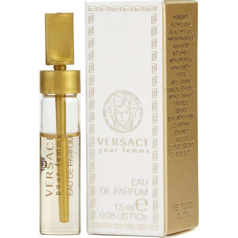 VERSACE POUR FEMME by Gianni Versace (WOMEN) - EAU DE PARFUM VIAL ON CARD