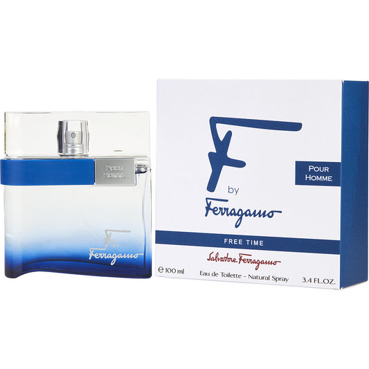 F BY FERRAGAMO FREE TIME by Salvatore Ferragamo (MEN) - EDT SPRAY 3.4 OZ