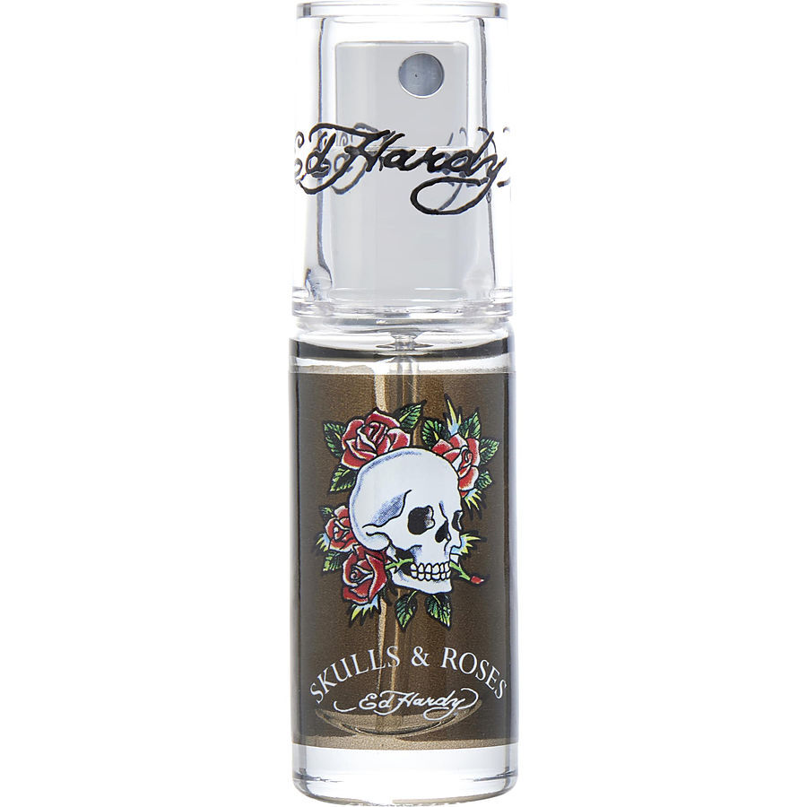 ED HARDY SKULLS & ROSES by Christian Audigier (MEN) - EDT SPRAY 0.25 OZ MINI (UNBOXED)