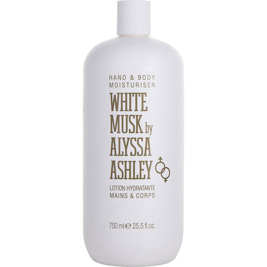 ALYSSA ASHLEY WHITE MUSK by Alyssa Ashley (WOMEN) - HAND AND BODY MOISTURISER 25.5 OZ