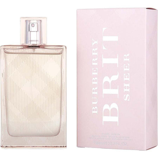 BURBERRY BRIT SHEER by Burberry (WOMEN) - EDT SPRAY 3.3 OZ (NEW PACKAGING)