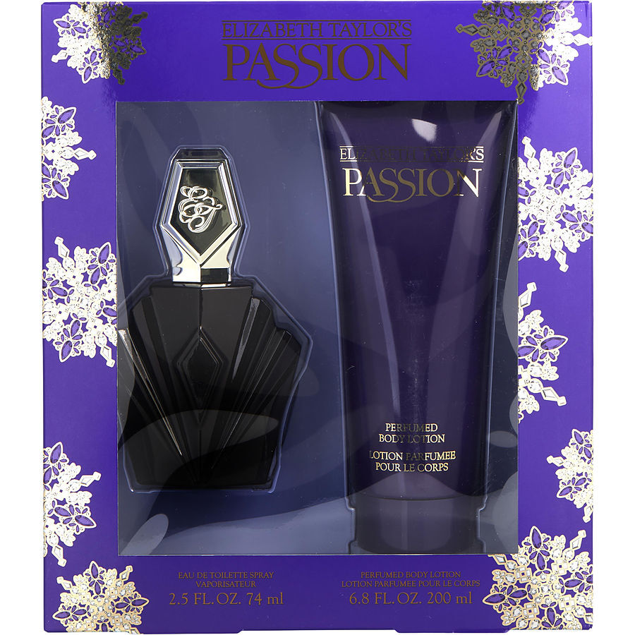 PASSION by Elizabeth Taylor (WOMEN) - EDT SPRAY 2.5 OZ & BODY LOTION 6.8 OZ