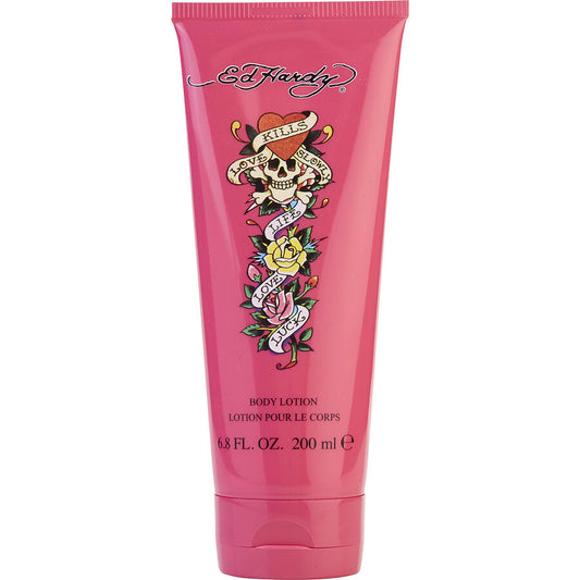 ED HARDY by Christian Audigier (WOMEN) - BODY LOTION 6.8 OZ