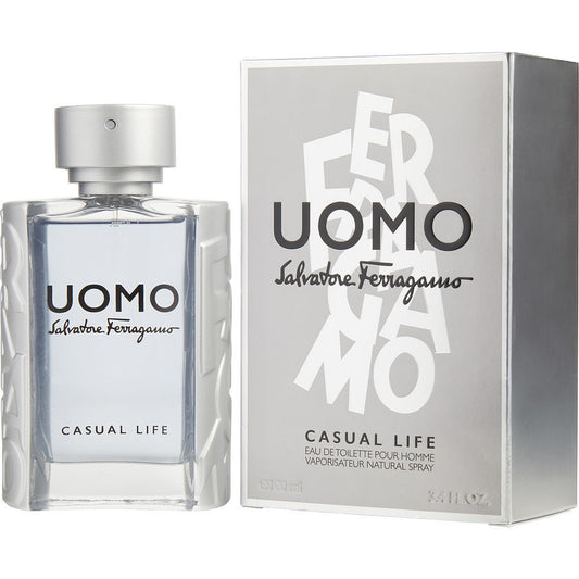 SALVATORE FERRAGAMO UOMO CASUAL LIFE by Salvatore Ferragamo (MEN) - EDT SPRAY 3.4 OZ