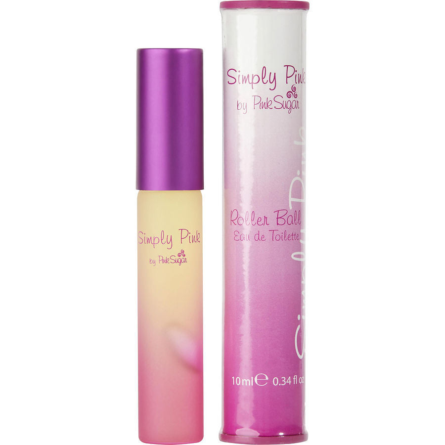 SIMPLY PINK by Aquolina (WOMEN) - EDT ROLLERBALL 0.34 OZ MINI