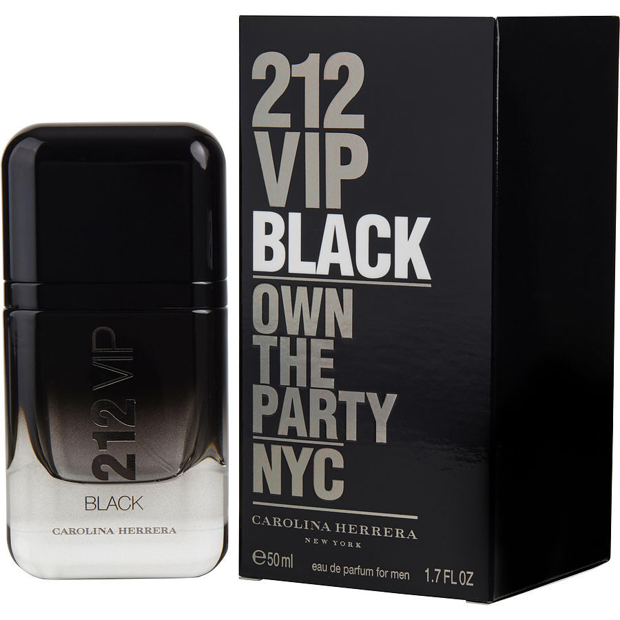212 VIP BLACK by Carolina Herrera (MEN) - EAU DE PARFUM SPRAY 1.7 OZ