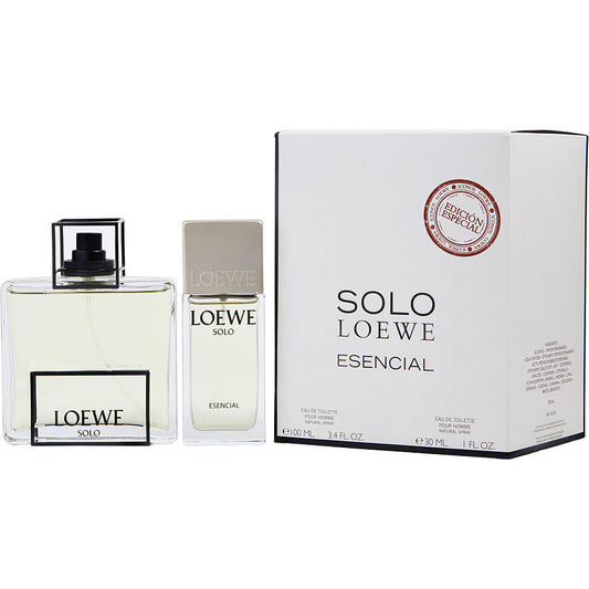 SOLO LOEWE ESENCIAL by Loewe (MEN) - EDT SPRAY 3.4 OZ & EDT SPRAY 0.67 OZ