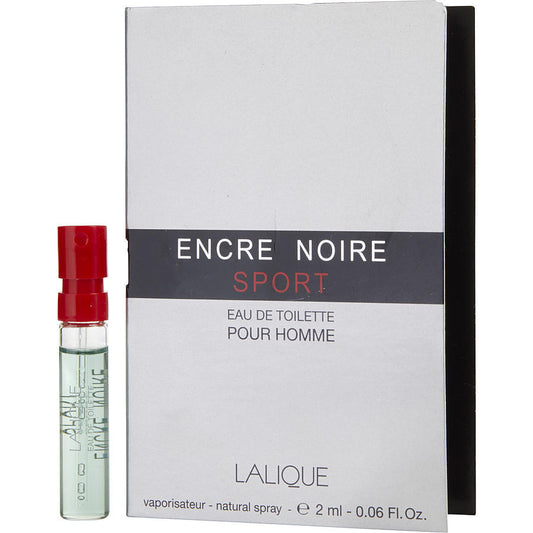 ENCRE NOIRE SPORT LALIQUE by Lalique (MEN) - EDT SPRAY VIAL ON CARD