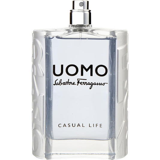 SALVATORE FERRAGAMO UOMO CASUAL LIFE by Salvatore Ferragamo (MEN) - EDT SPRAY 3.4 OZ *TESTER