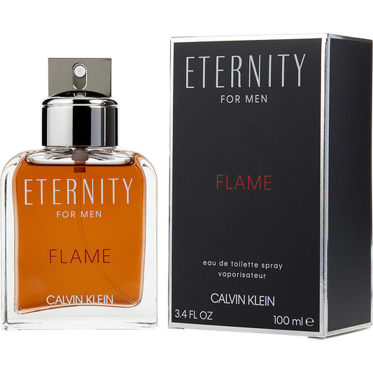 ETERNITY FLAME by Calvin Klein (MEN) - EDT SPRAY 3.4 OZ