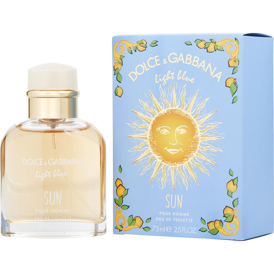 D & G LIGHT BLUE SUN by Dolce & Gabbana (MEN) - EDT SPRAY 2.5 OZ (LIMITED EDITION)