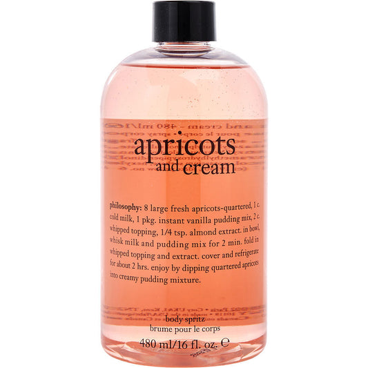 PHILOSOPHY APRICOTS & CREAM by Philosophy (WOMEN) - BODY SPRITZ 16 OZ (NO PUMP)