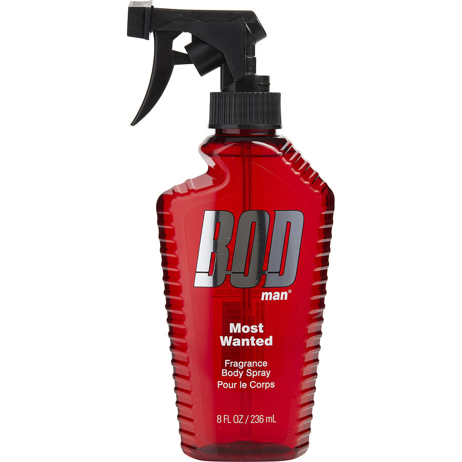 BOD MAN MOST WANTED by Parfums de Coeur (MEN) - FRAGRANCE BODY SPRAY 8 OZ