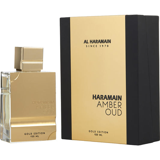 AL HARAMAIN AMBER OUD by Al Haramain (UNISEX) - EAU DE PARFUM SPRAY 4 OZ (GOLD EDITION)