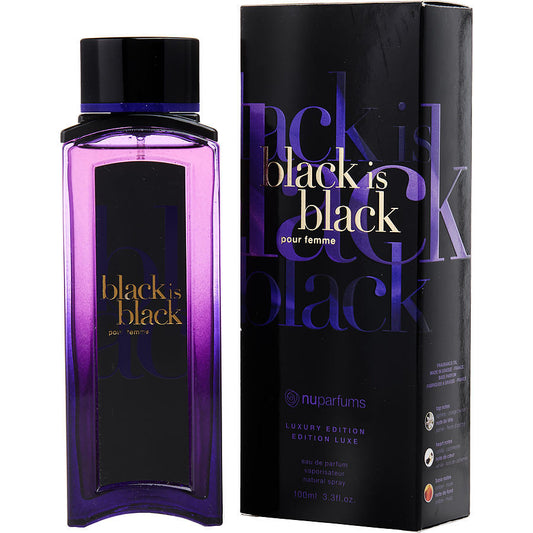 BLACK IS BLACK  by Nuparfums (WOMEN) - EAU DE PARFUM SPRAY 3.4 OZ