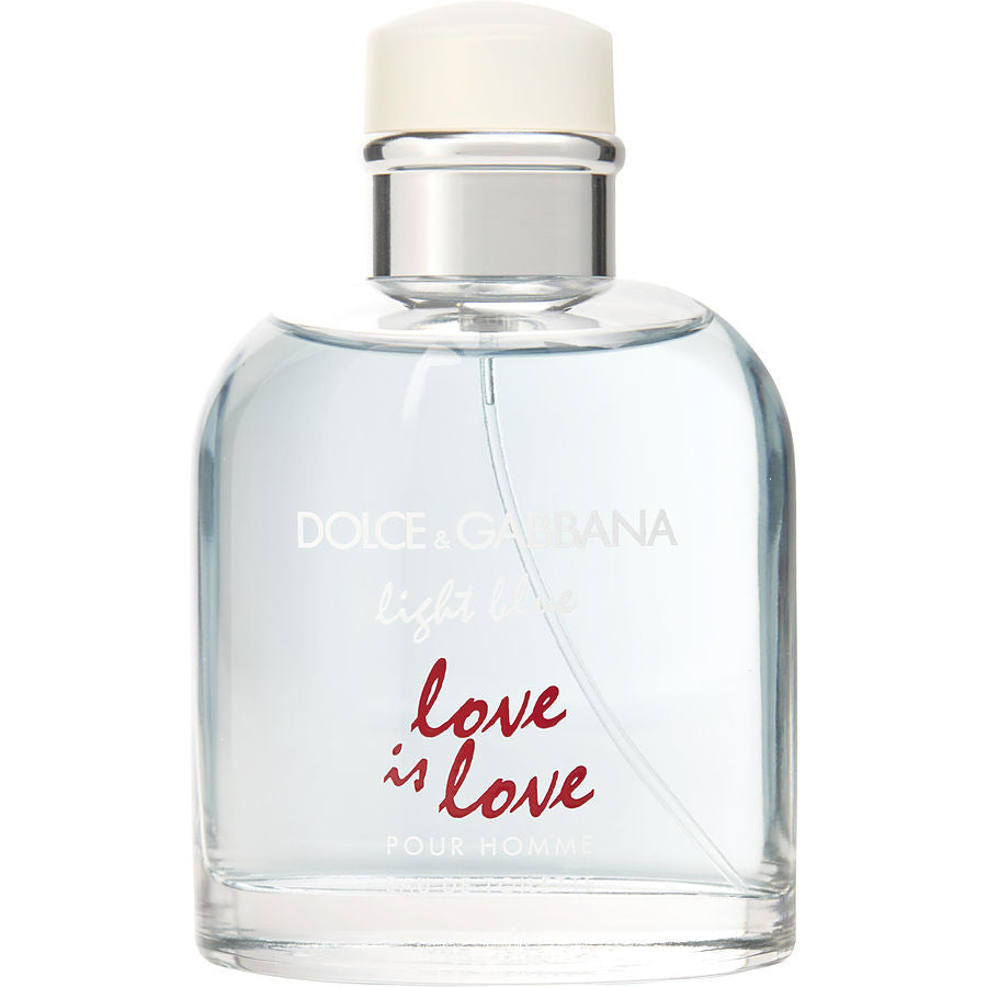 D & G LIGHT BLUE LOVE IS LOVE by Dolce & Gabbana (MEN) - EDT SPRAY 4.2 OZ *TESTER