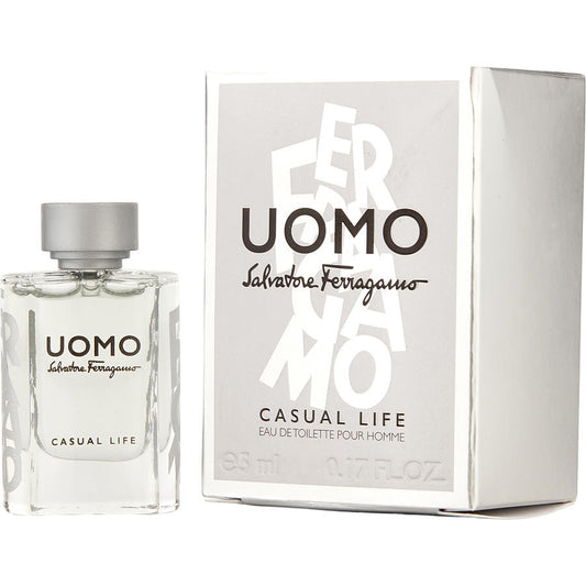 SALVATORE FERRAGAMO UOMO CASUAL LIFE by Salvatore Ferragamo (MEN) - EDT 0.17 OZ MINI