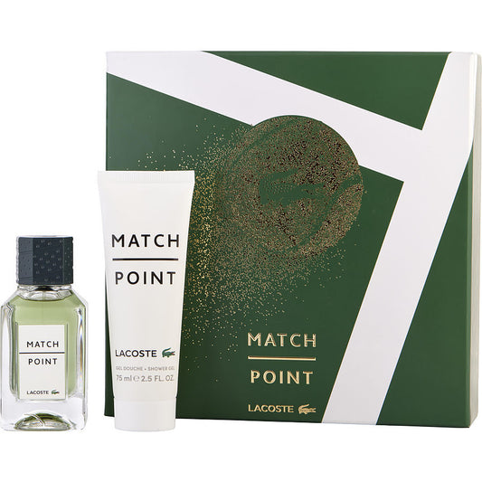 LACOSTE MATCH POINT by Lacoste (MEN) - EDT SPRAY 1.7 OZ & SHOWER GEL 2.5 OZ