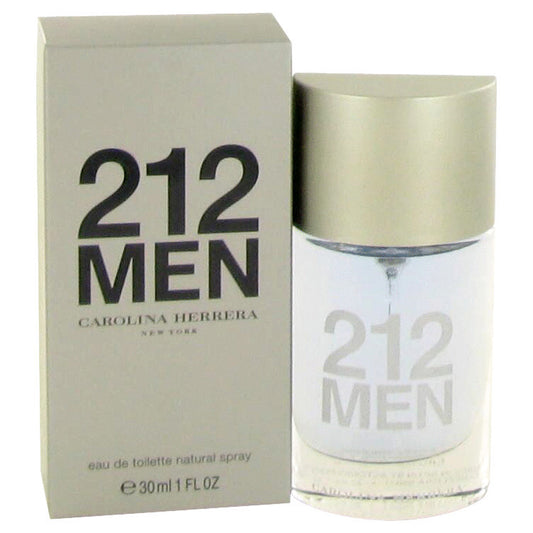 212 Cologne By Carolina Herrera Eau De Toilette Spray (New Packaging) 1 Oz Eau De Toilette Spray