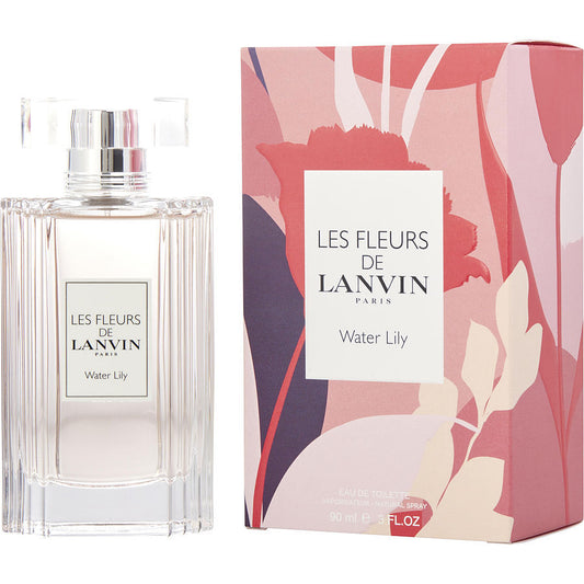 LES FLEURS DE LANVIN WATER LILY by Lanvin (WOMEN) - EDT SPRAY 3 OZ
