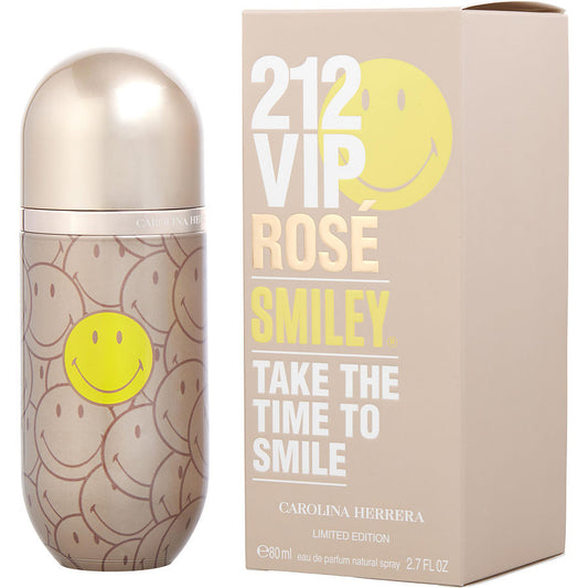 212 VIP ROSE SMILEY by Carolina Herrera (WOMEN) - EAU DE PARFUM SPRAY 2.7 OZ (LIMITED EDITION)