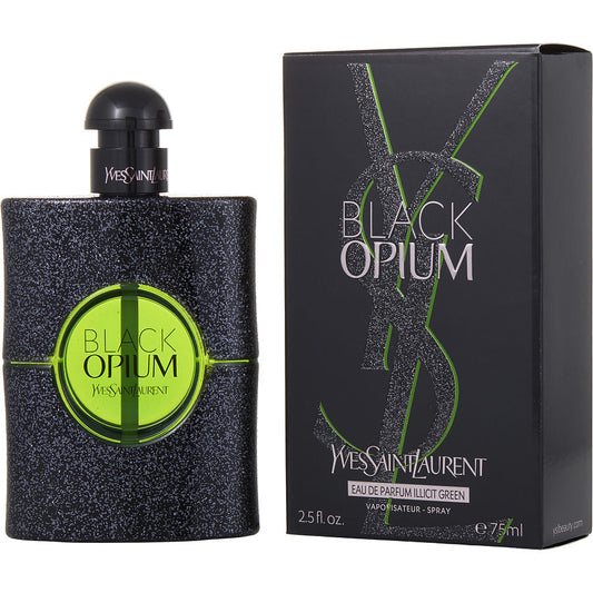 BLACK OPIUM ILLICIT GREEN by Yves Saint Laurent (WOMEN) - EAU DE PARFUM SPRAY 2.5 OZ