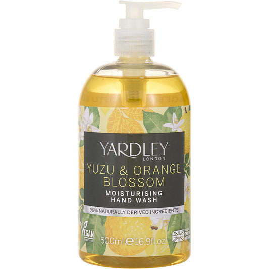 YARDLEY YUZU & ORANGE BLOSSOM by Yardley (UNISEX) - BOTANICAL HAND WASH 16.9 OZ