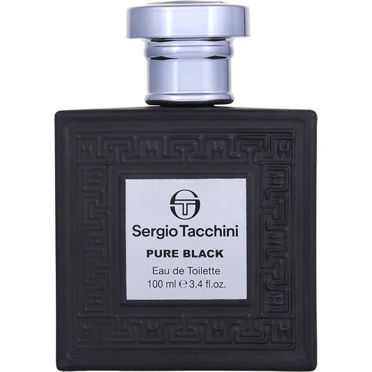 SERGIO TACCHINI PURE BLACK by Sergio Tacchini (MEN) - EDT SPRAY 3.4 OZ