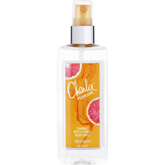 CHARLIE FEARLESS DARING ZESTY CITRUS by Revlon (WOMEN) - BODY MIST 3.3 OZ