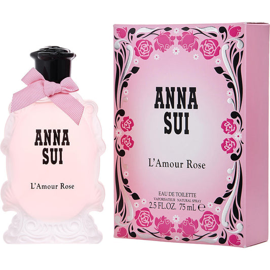 ANNA SUI L'AMOUR ROSE by Anna Sui (WOMEN) - EDT SPRAY 2.5 OZ