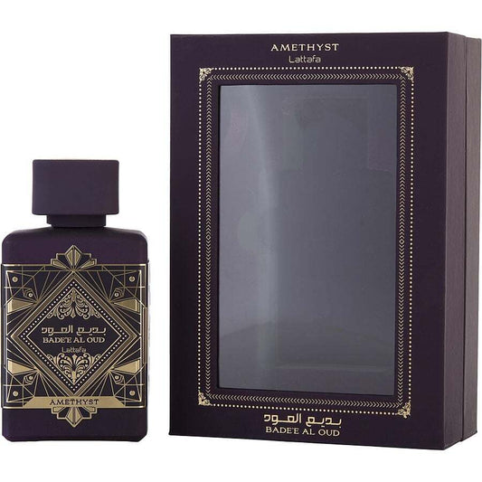 LATTAFA BADEE AL OUD AMETHYST by Lattafa (UNISEX) - EAU DE PARFUM SPRAY 3.4 OZ