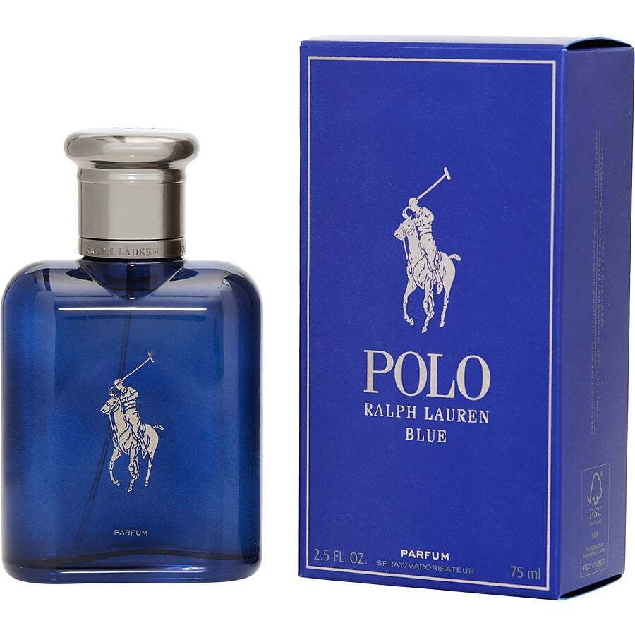 POLO BLUE by Ralph Lauren (MEN) - PARFUM SPRAY 2.5 OZ