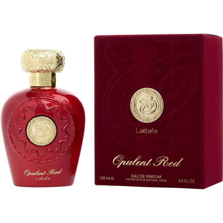 LATTAFA OPULENT RED by Lattafa (UNISEX) - EAU DE PARFUM SPRAY 3.4 OZ