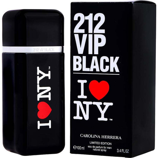 212 VIP BLACK I LOVE NY by Carolina Herrera (MEN) - EAU DE PARFUM SPRAY 3.4 OZ (LIMITED EDITION)