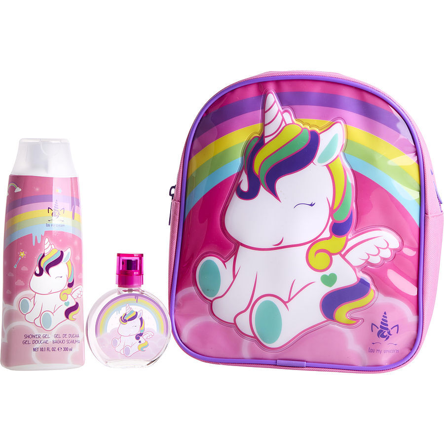 EAU MY UNICORN by Air Val International (WOMEN) - EDT SPRAY 1.7 OZ & SHOWER GEL 10 OZ & BACKPACK