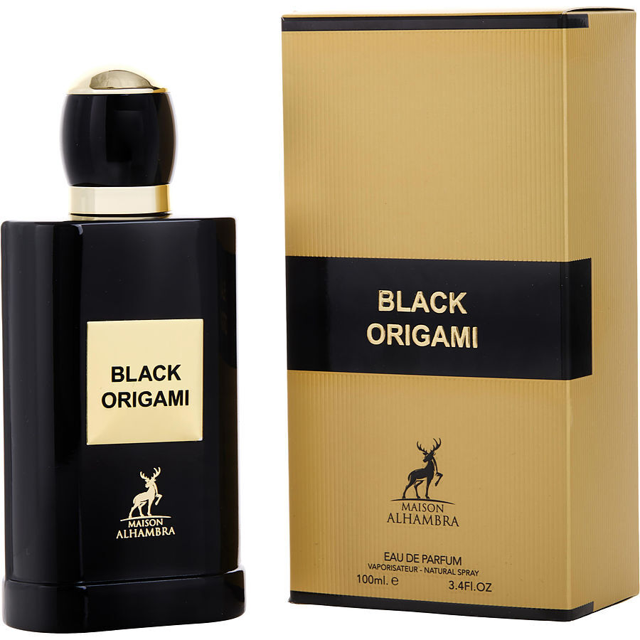 MAISON ALHAMBRA BLACK ORIGAMI by Maison Alhambra (UNISEX) - EAU DE PARFUM SPRAY 3.4 OZ