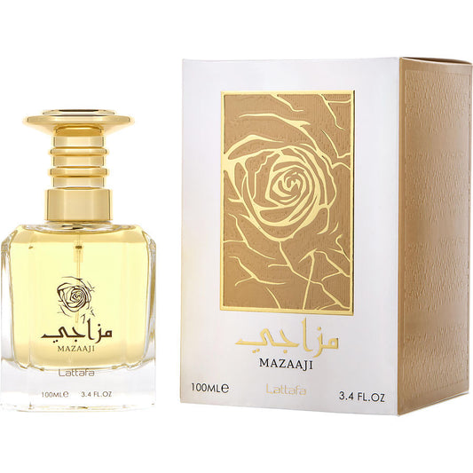 LATTAFA MAZAAJI by Lattafa (UNISEX) - EAU DE PARFUM SPRAY 3.4 OZ