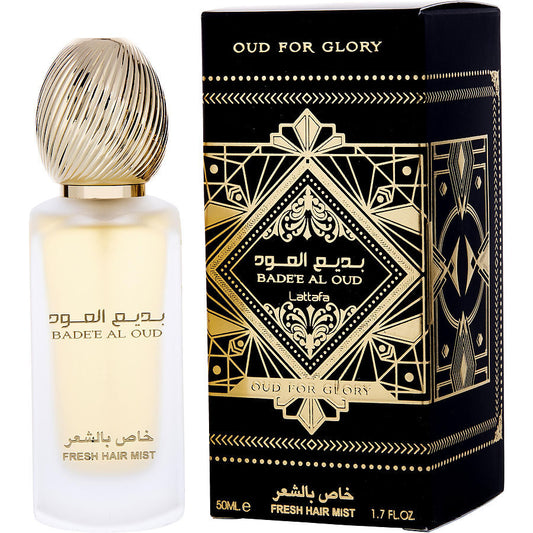 LATTAFA BADEE AL OUD by Lattafa (UNISEX) - FRESH HAIR MIST 1.7 OZ