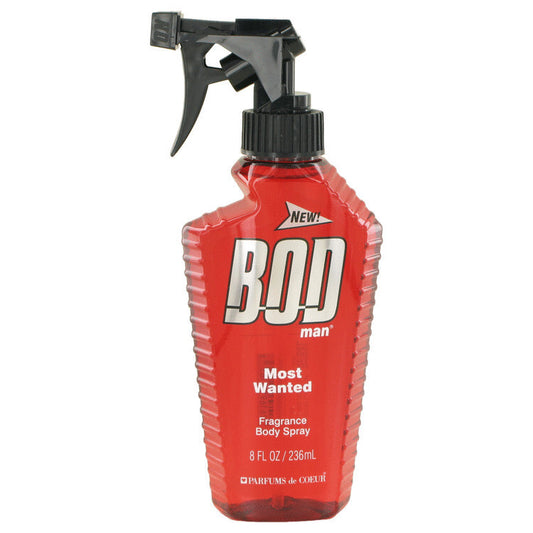Bod Man Most Wanted Cologne By Parfums De Coeur Fragrance Body Spray 8 Oz Fragrance Body Spray