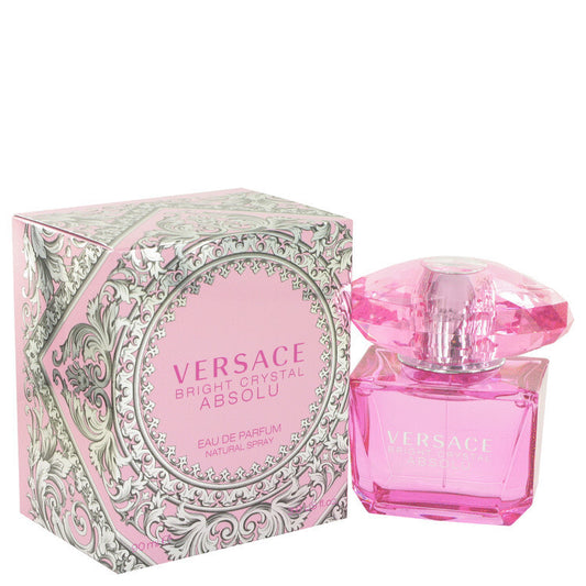 Bright Crystal Absolu Perfume By Versace Eau De Parfum Spray 3 Oz Eau De Parfum Spray